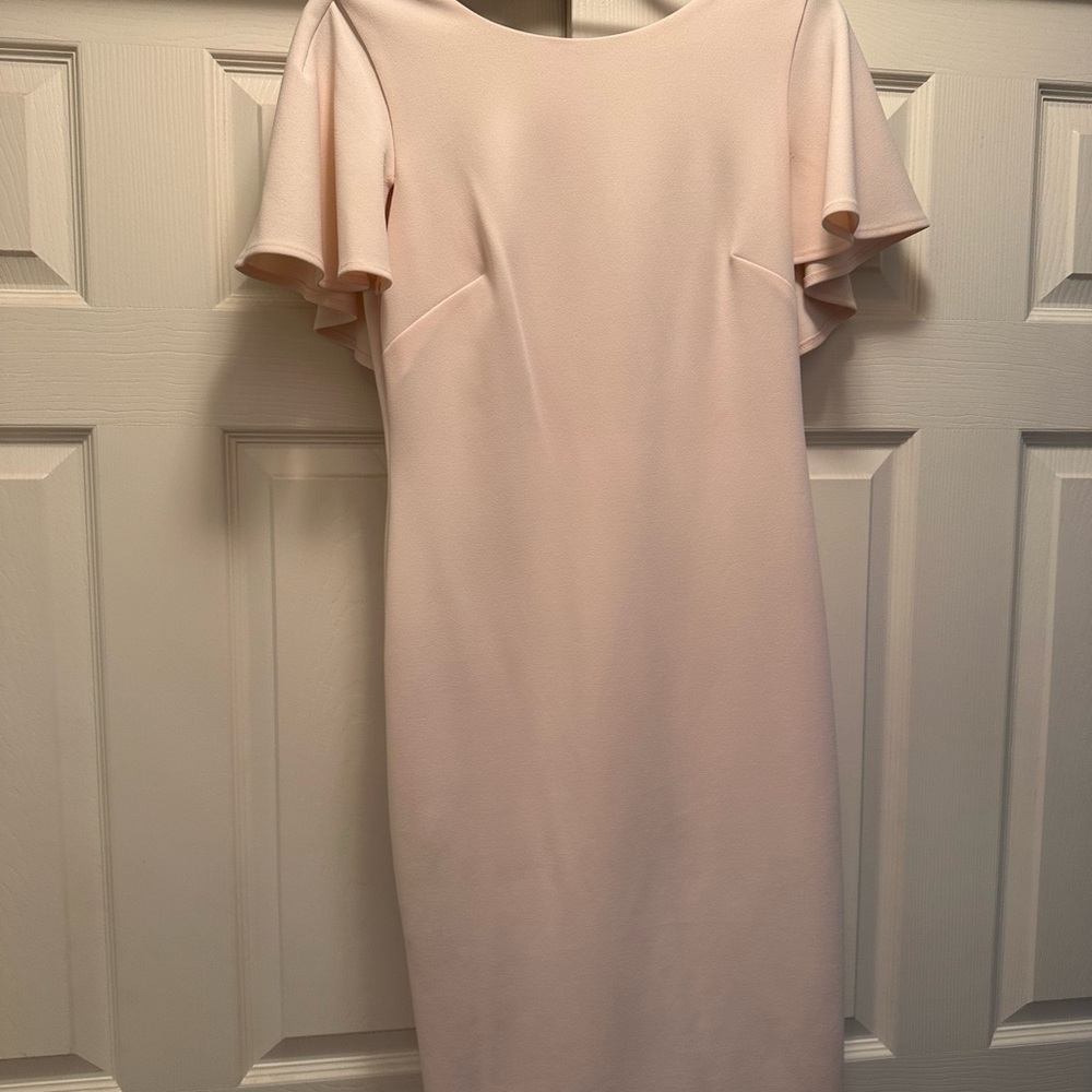 Calvin Klein Soft Blush Midi Dress